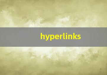 hyperlinks