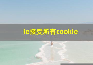 ie接受所有cookie