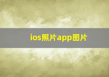 ios照片app图片