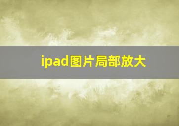 ipad图片局部放大