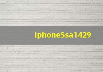 iphone5sa1429