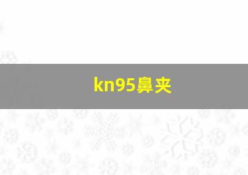 kn95鼻夹