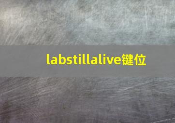 labstillalive键位