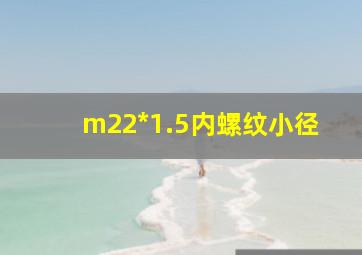 m22*1.5内螺纹小径