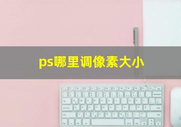 ps哪里调像素大小