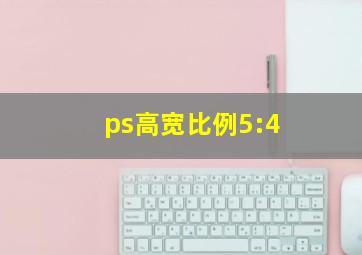 ps高宽比例5:4