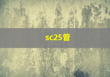 sc25管