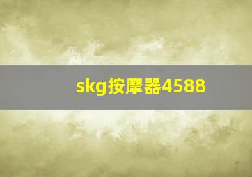 skg按摩器4588