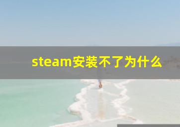 steam安装不了为什么