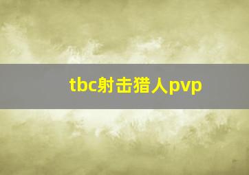 tbc射击猎人pvp