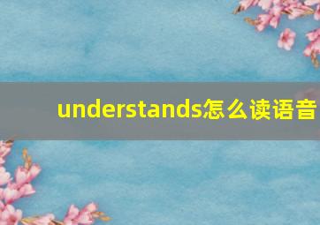 understands怎么读语音