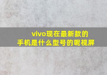 vivo现在最新款的手机是什么型号的呢视屏