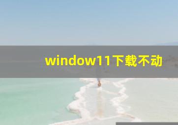 window11下载不动