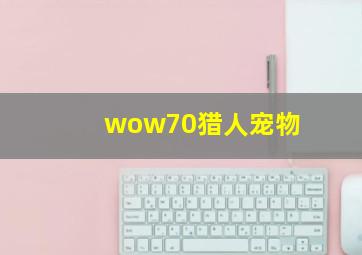 wow70猎人宠物