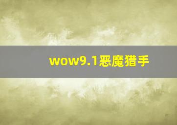 wow9.1恶魔猎手