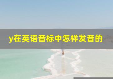 y在英语音标中怎样发音的