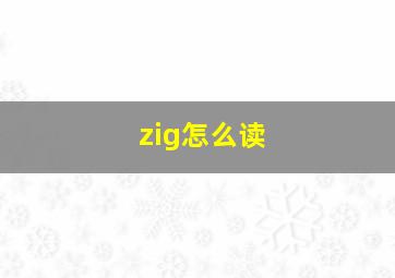 zig怎么读