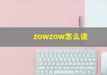 zowzow怎么读