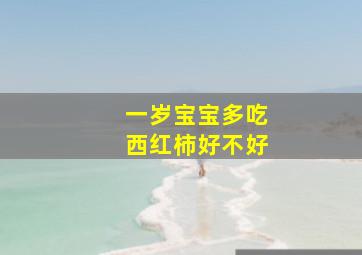 一岁宝宝多吃西红柿好不好