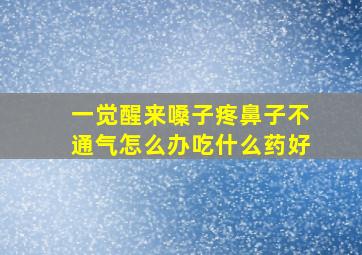 一觉醒来嗓子疼鼻子不通气怎么办吃什么药好