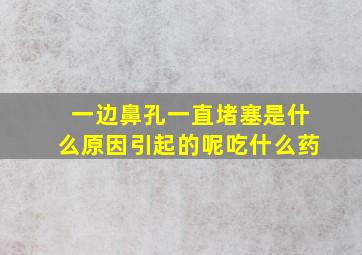 一边鼻孔一直堵塞是什么原因引起的呢吃什么药