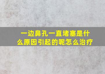 一边鼻孔一直堵塞是什么原因引起的呢怎么治疗