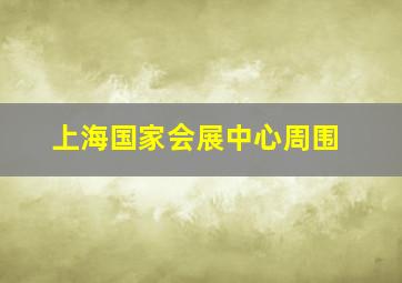 上海国家会展中心周围