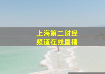 上海第二财经频道在线直播