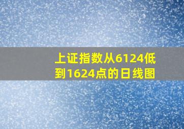 上证指数从6124低到1624点的日线图