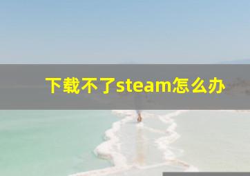 下载不了steam怎么办