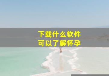 下载什么软件可以了解怀孕