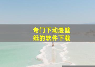 专门下动漫壁纸的软件下载