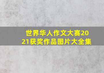 世界华人作文大赛2021获奖作品图片大全集