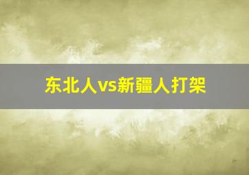 东北人vs新疆人打架