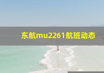 东航mu2261航班动态