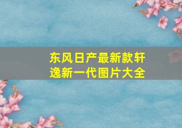 东风日产最新款轩逸新一代图片大全