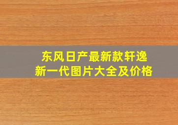 东风日产最新款轩逸新一代图片大全及价格