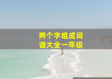 两个字组成词语大全一年级