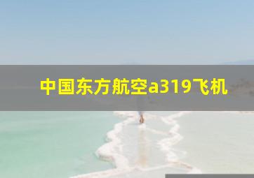 中国东方航空a319飞机