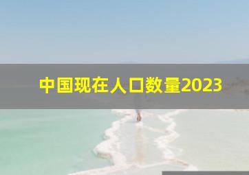 中国现在人口数量2023