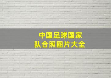 中国足球国家队合照图片大全