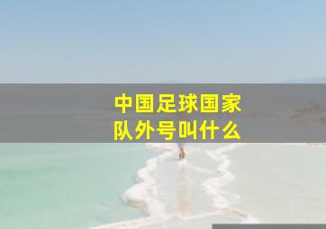 中国足球国家队外号叫什么