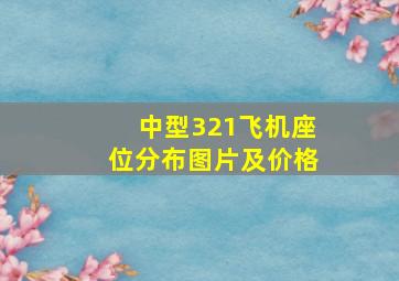 中型321飞机座位分布图片及价格