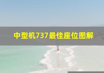 中型机737最佳座位图解