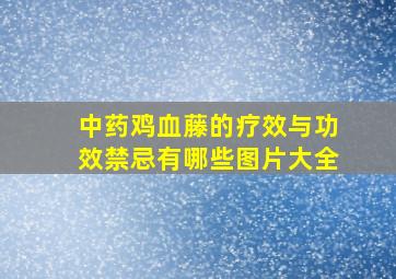 中药鸡血藤的疗效与功效禁忌有哪些图片大全