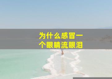 为什么感冒一个眼睛流眼泪