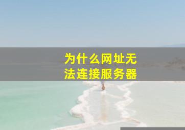 为什么网址无法连接服务器