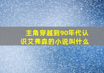 主角穿越到90年代认识艾弗森的小说叫什么