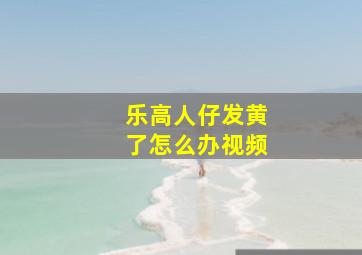 乐高人仔发黄了怎么办视频