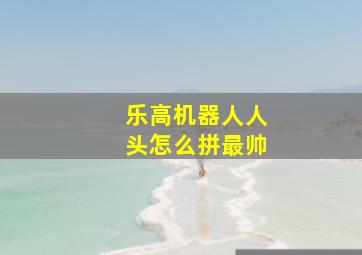 乐高机器人人头怎么拼最帅